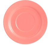 6x h&h jumbo taza plato de gres rosa cm17
