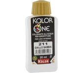 Tinte al agua kolorone 211 amarillo arena 20 ml