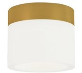 Aplique/plafón de techo sulion congo bronce/blanco 6w 350lm ip44