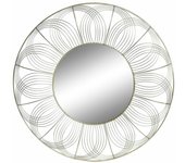 Espejo de pared dkd home decor dorado metal (60 x 4 x 60 cm)