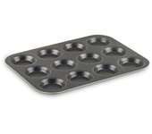 Molde para 12 muffins 30 x 23 cm marrón