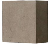 Aplique de pared led yva de lindby, gris, hormigón, 13 x 13 cm, arriba/abajo, aplique led, aplique