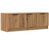 Mueble tv | mueble de salón | mesa de tv madera contrachapada artisan roble 102x35x36,5 cm cfw219483
