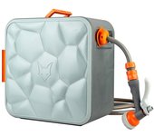 Fuxtec enrollador de mangueras automático montado en la pared, fx-cu30 de 30 m con conexión de ½ pulgada