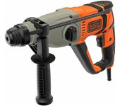 Taladro percutor con cable - 800w - black+decker - accesorios - caja - behs02a-qs