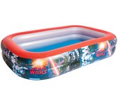 Piscina hinchable autoportante infantil bestway 262x175x51 cm diseño star wars rápida instalación edad mayores de 3 años