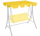 Maison exclusive - dosel de repuesto columpio jardín amarillo 188/168x145/110 cm