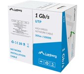 Cable ethernet lan lanberg lcu6-10cc-0305-g 305 m