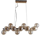 Italux marbelio moderna lámpara de techo colgante con forma de globo de 16 luces, g9