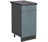 Vicco mueble bajo de cocina r-line, gris azulado, 40 cm , et antracita