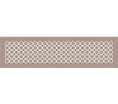Alfombra de vinilo jolie 66x250 cm - pvc antideslizante, vinilica para cocina o salón, lavable, estilo hidraúlico