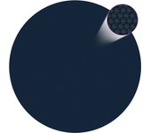 Película solar para piscina flotante pe 417 cm negro y azul
