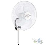 Ventilador de pared orbegozo, 5 aspas, 3 velocidades, cabezal inclinable, oscilante, 80w | ventilador de pared