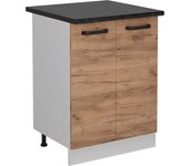 Vicco mueble bajo de cocina r-line, roble dorado, 60 cm et antracita