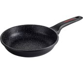 Sartén 20 cm inducción, aluminio fundido, antiadherente xylan ecológico sin pfoa, vitrocerámica, fagor, negro, , alutherm
