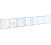Cesta de gaviones con cubierta hierro galvanizado 700x50x100 cm