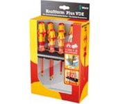 Wera 05006147001 160 i/7 rack, juego de destornilladores aislados vde, 7 piezas