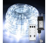 Tubo de luz led, tubos de luz led de interior y exterior para jardín, navidad, boda, fiesta, salón, tira de luz led ip65,blanco frío,10m