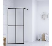 Mampara de ducha de vidrio templado esmerilado 80x195 cm vidaxl