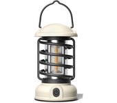Luz de camping recargable retro, linterna de camping, luz de tienda de campaña con atenuación continua white