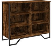 Aparador | aparador de comedor | armario de cocina madera de ingeniería roble ahumado 91x35,5x74,5 cm cfw35247