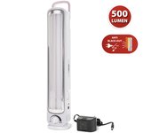 Big twix: lampara recargable anti black-out, 2 tubos led, 500lm, con dimmer. 43cm