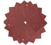 Dewalt dt3031-qz - lija 1/4 de hoja 115x115mm perforada grano 60 con 8 hoyos circulares (25 ud)