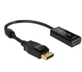 Adaptador delock premium displayport a hdmi - dp 1.2 / hdmi 1.4 (4k 30hz) / negro - 0,20 metros