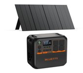 Kit de estación de energía profesional bluetti ac200pl con panel solar de 350 w, 2304 wh y power station de 4 ac de 2400 w