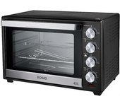 Horno eléctrico sobremesa convención y rustidor 45l. 2000w. temperatura hasta 230ºc, temporizador con apagado 60min. color negro
