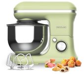 Cecotec batidora amasadora cecomixer merengue 5l 1200 green. 1200 w en 6 niveles 5 funciones movimiento planetario diseño elegante bol de acero