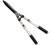 Tijera podar setos 2 manos aluminio telescopicas, hojas acero antiadherente, mango tpr, ajuste corte,