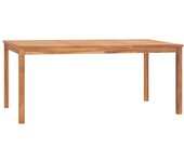 Maison exclusive - mesa de comedor de jardín madera maciza de teca 180x90x77 cm