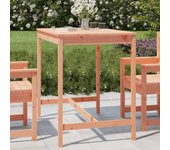 Vidaxl mesa de jardín madera maciza douglas 121x82,5x110 cm