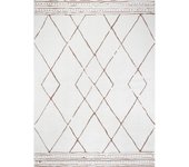 Livabliss alfombra bereber étnico marfil/terracota 160x213