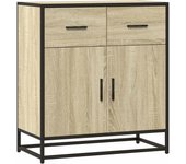 Aparador | aparador de comedor | armario de cocina madera ingeniería roble sonoma 68x35x76 cm cfw55998