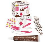 Kit para fondue de chocolate + tubo de chocolate para decorar
