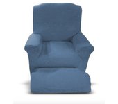 Funda sillón relax azul claro