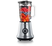 Batidora de vaso cristal de 1.5 l, severin, picadora con 2 velocidades, libre bpa, sm 3734