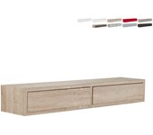 Estantería de pared con 2 cajones diseño moderno salón domino
