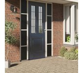 Películas para ventanas 5 piezas pvc negro esmerilado estático