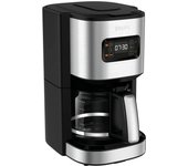 Krups cafetière programmable 24h caffettiera programmabile 24 ore premium km480d10, metallo, acciaio inox spazzolato