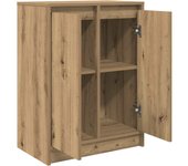 Aparador | aparador de comedor | armario de cocina artisan roble 57x34x76 cm madera de ingeniería cfw56613