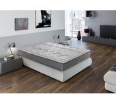 Colchón viscoelástico royal sleep ceramic premium, 29 cm, hilo de carbono y biocerámico con efecto regenerador, firmeza alta, 135x200