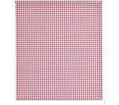 Estoralis | estores personalizados de cocina | 140 x 180 cm (ancho por alto) tamaño de tela 137 x 175 cm | modelo vichy-2 color rojo