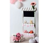 Carrito candy bar madera envejecida lollipop