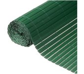 Biombo de jardín de pvc de doble cara 1,5x3 m nature green