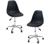 Pack 2 sillas dami office - negro