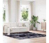 Alfombra peluda navarra gris oscuro 240x240 cm