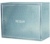 Caja de contador de agua de acero inoxidable h30 l40 p15 desmontada